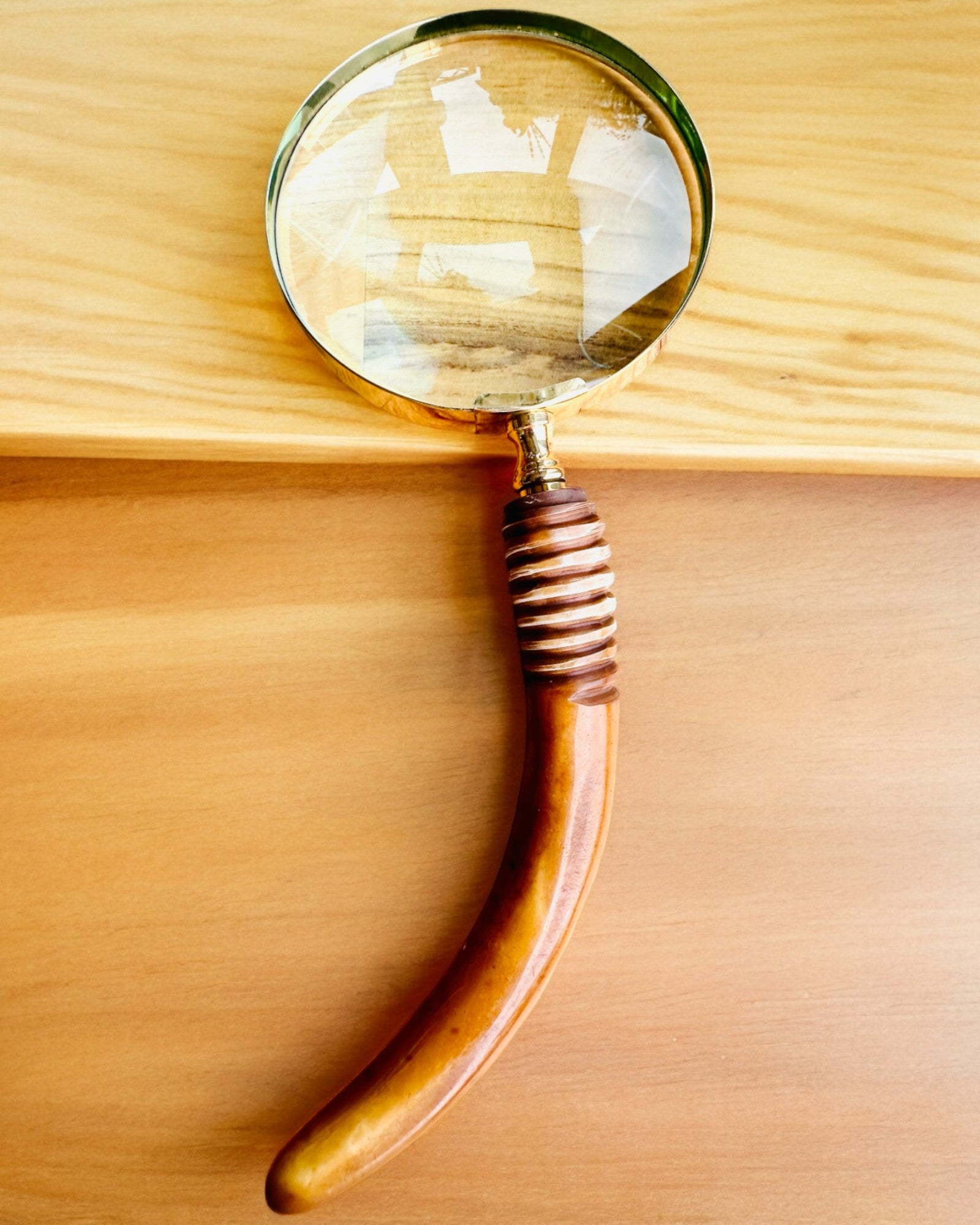 Large Retro Magnifying Glass, personalization option for a gift with engraving - variants to choose from