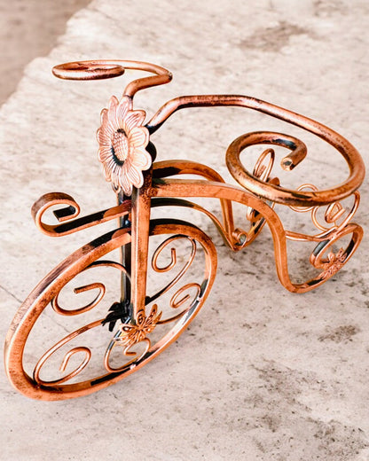 Bicycle Wine Rack "WineCycle" - personalization option with engraving for a gift