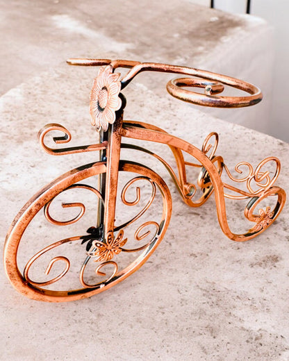 Bicycle Wine Rack "WineCycle" - personalization option with engraving for a gift