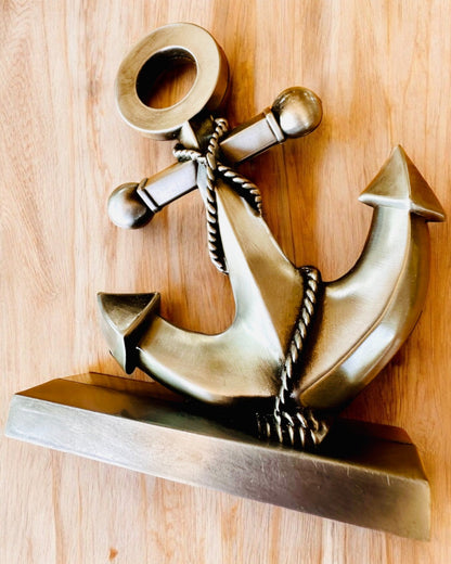 Decorative Anchor made of Aluminum - Elegant Decoration with Engraving Option - 3 Color Variants