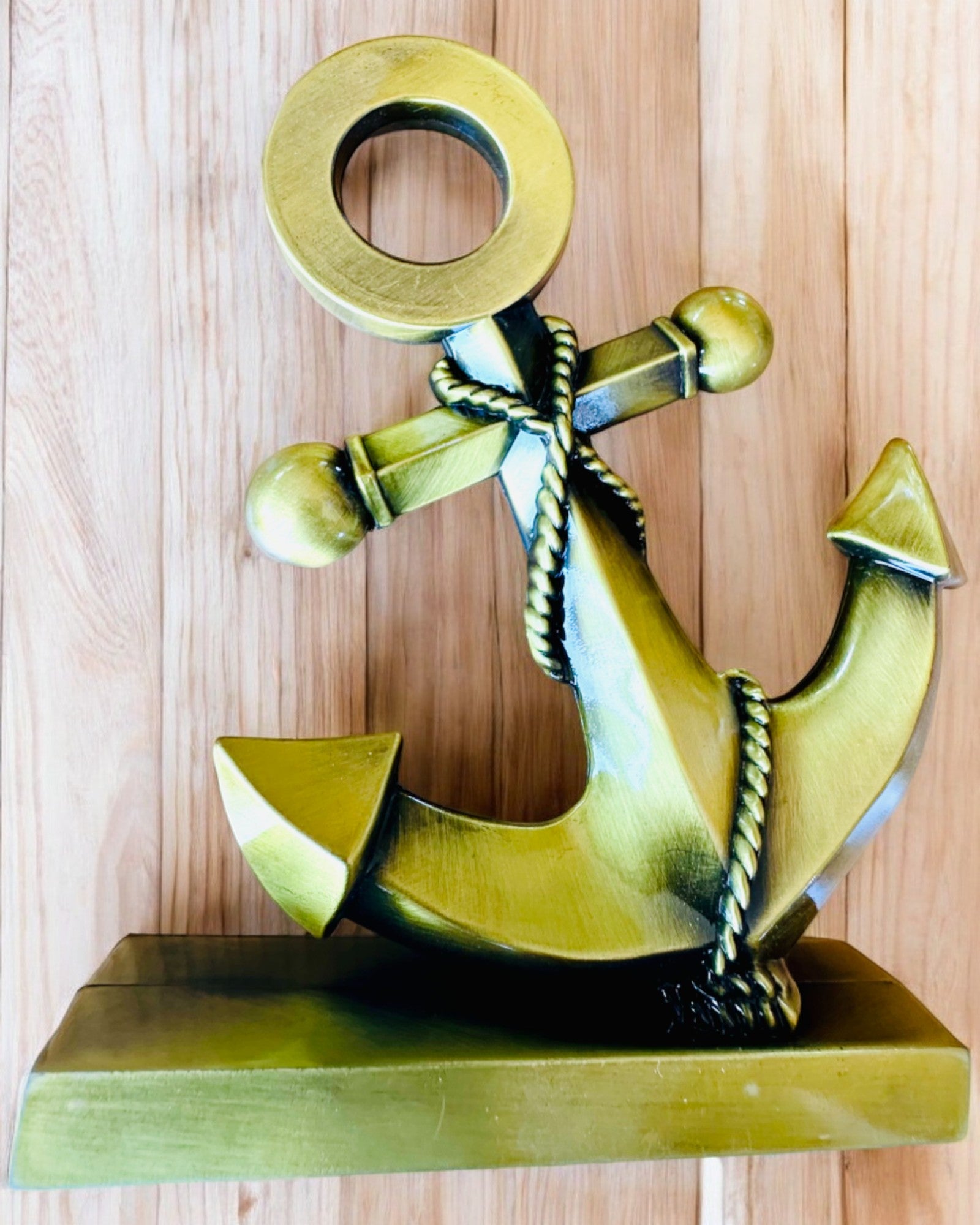 Decorative Anchor made of Aluminum - Elegant Decoration with Engraving Option - 3 Color Variants