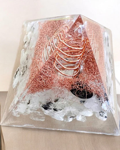 "Copper Harmony" Orgonite Energy Pyramid