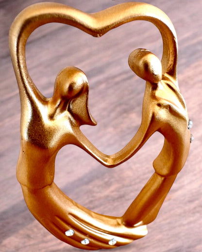 Figurine Symbol der Liebe - „Ewige Nähe“ als Geschenk, Personalisierung mit Gravur