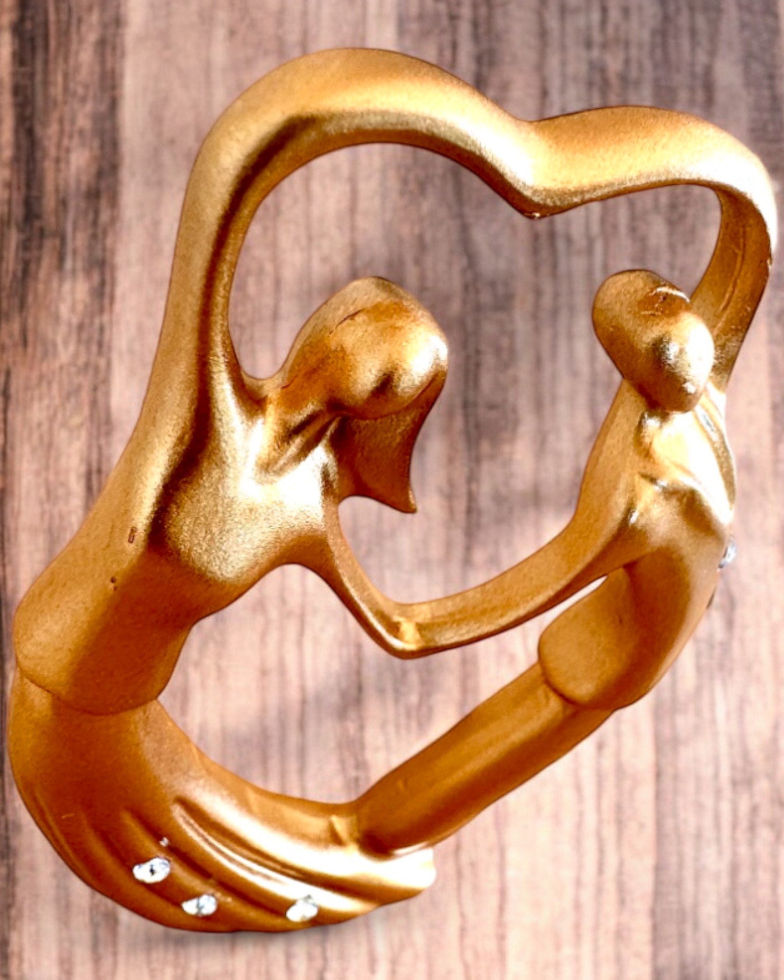 Figurine symbole d'amour - "Proximité Éternelle" en cadeau, personnalisation par gravure