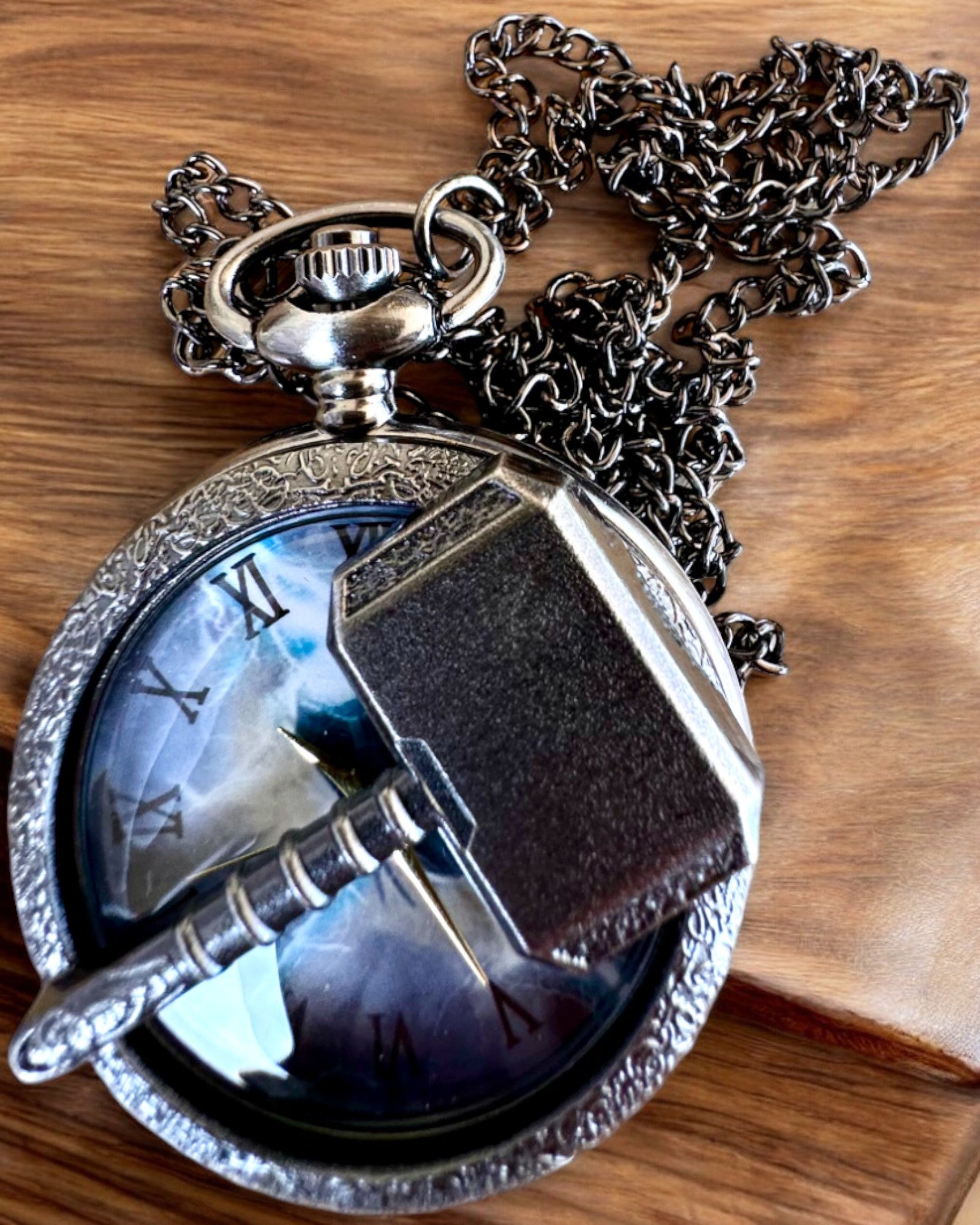 Time Hammer - Pocket Watch, personalization option with engraving for a gift