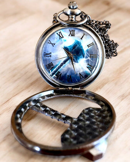 Time Hammer - Pocket Watch, personalization option with engraving for a gift