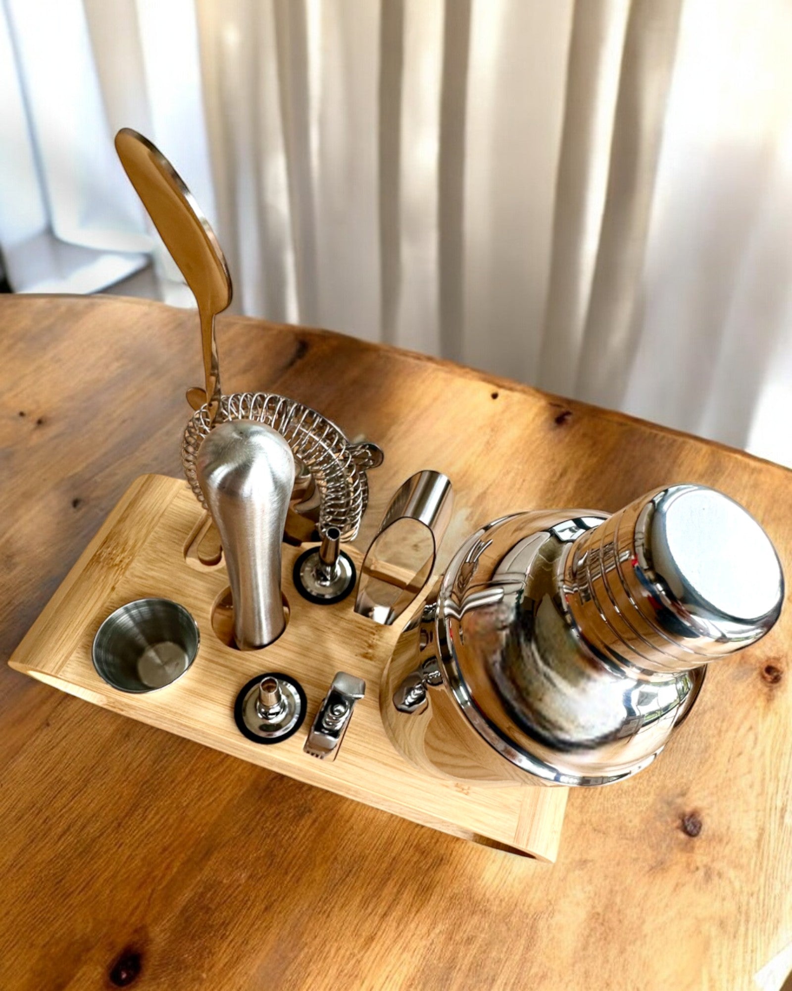 Cocktailset "MixMaster Pro", mogelijkheid tot personalisatie met gravure als cadeau