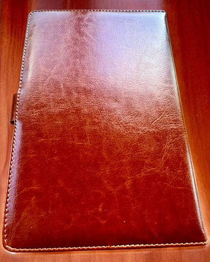 Cahier en Cuir Exclusif "Sekretnik" A5 avec Serrure à Code - personnalisation par gravure