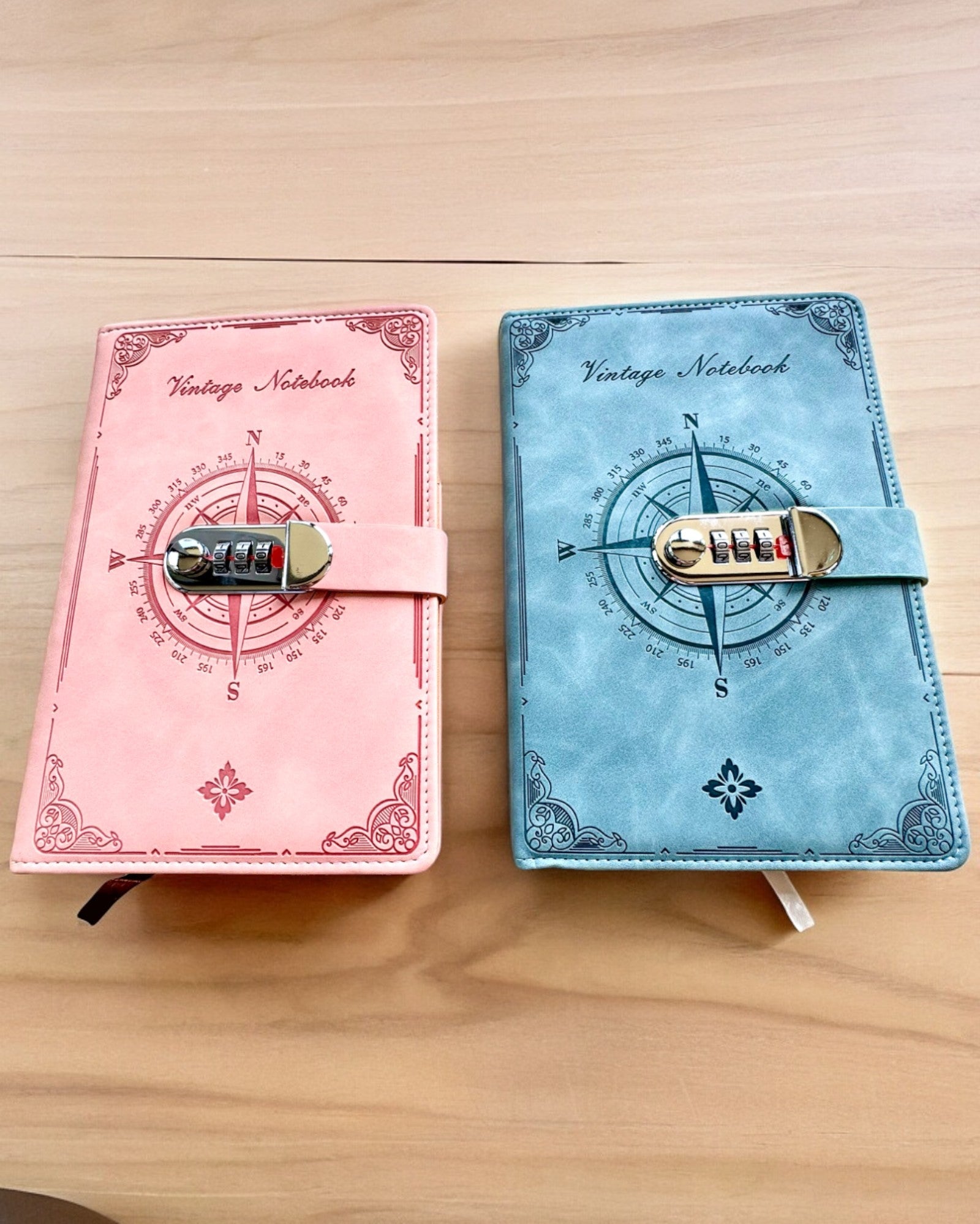 Cahier Secret A5 Vintage avec verrouillage par code - Choisissez Votre Style, personnalisation par gravure pour un cadeau