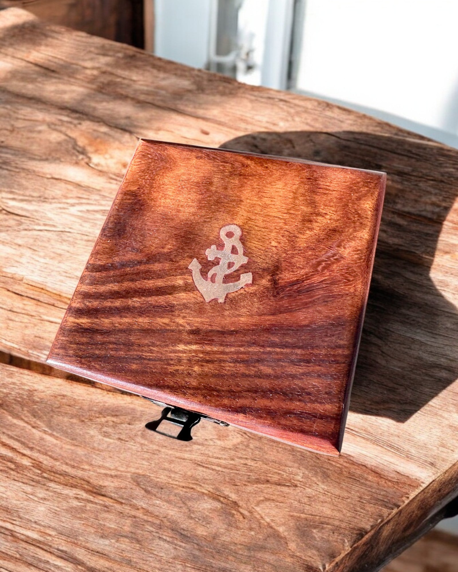 Wooden Compass Box "Navigator" - personalization option with engraving