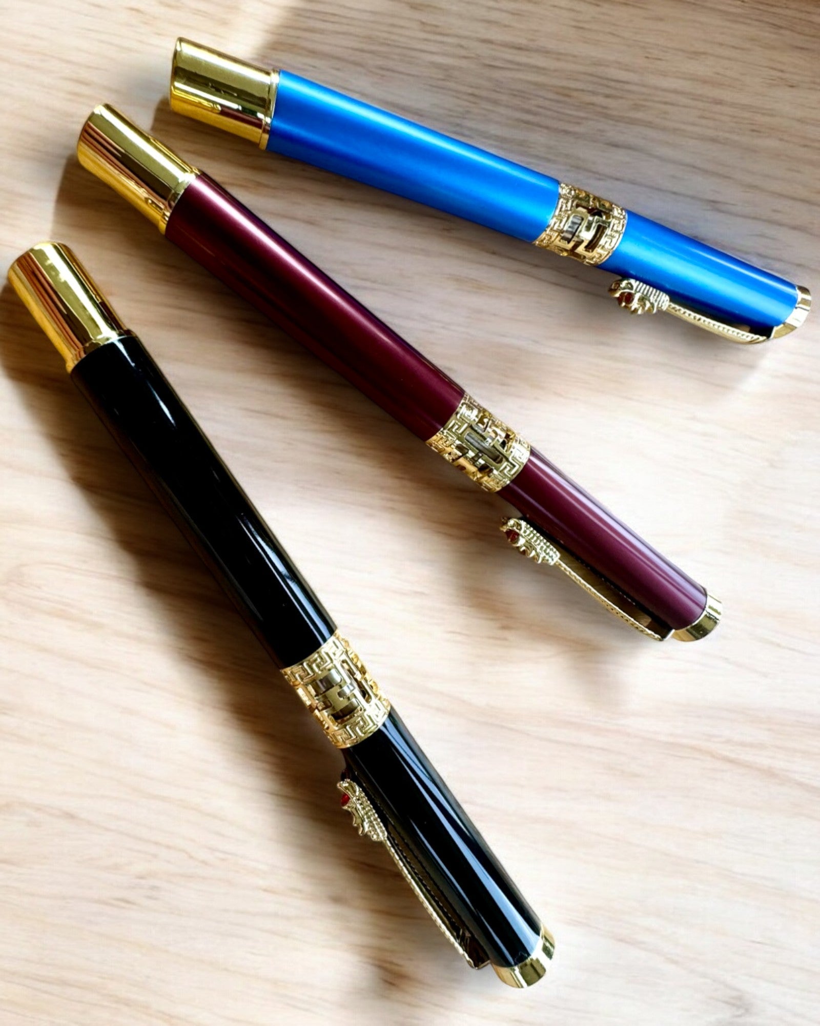 Elegante Draak Pen, 3 kleurvarianten, mogelijkheid tot personalisatie met gravure als cadeau