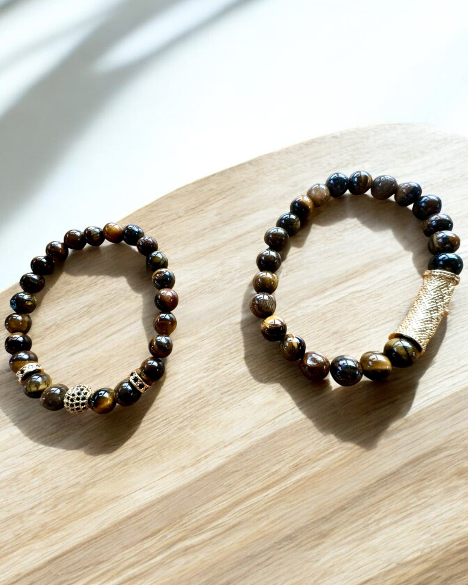 Ensemble de 2 Bracelets « Golden Eye »