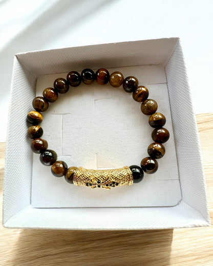 Set of 2 Bracelets "Golden Eye"