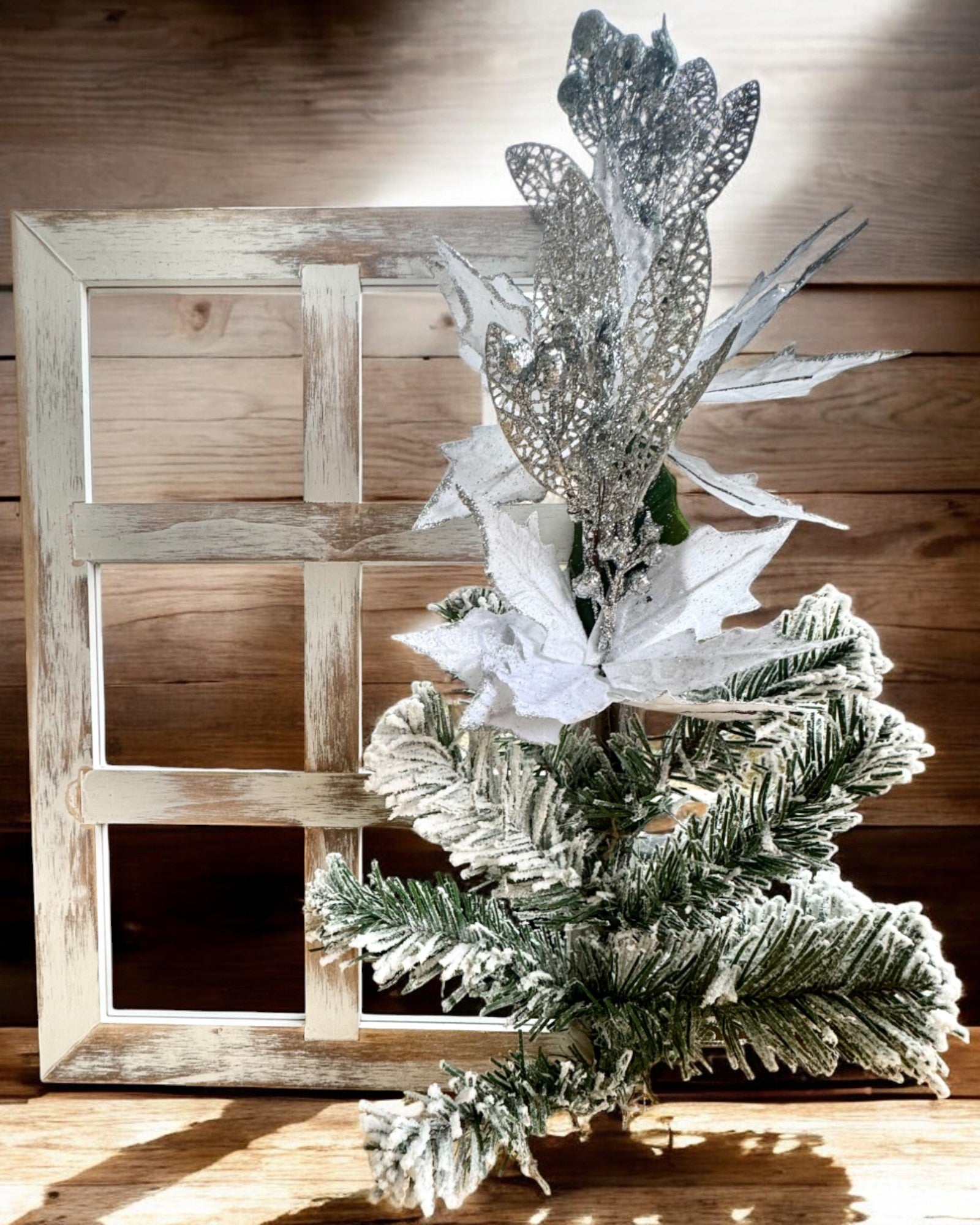 Kerst 2 st. Decoratieve Lijsten "Winterse Glans", mogelijkheid tot personalisatie met gravure als cadeau