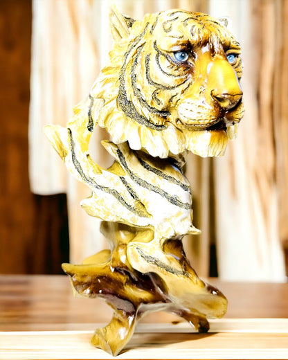 Statuette "Tigre Roi de la Jungle" avec option de gravure, figurine de 29 cm de hauteur, décoration pour un cadeau