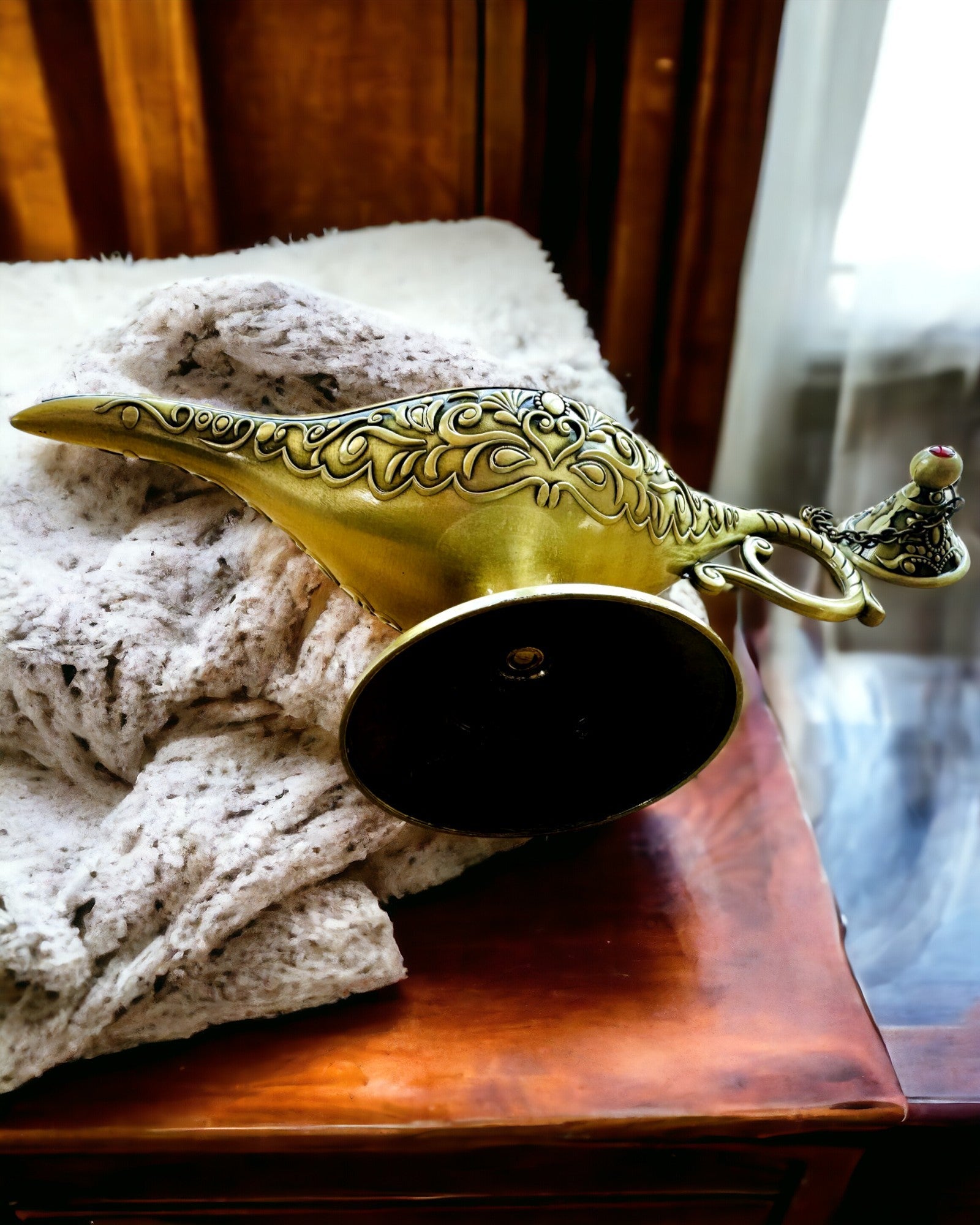 Magische Aladdin Lamp met Graveermogelijkheid - Variant Gesneden Goud