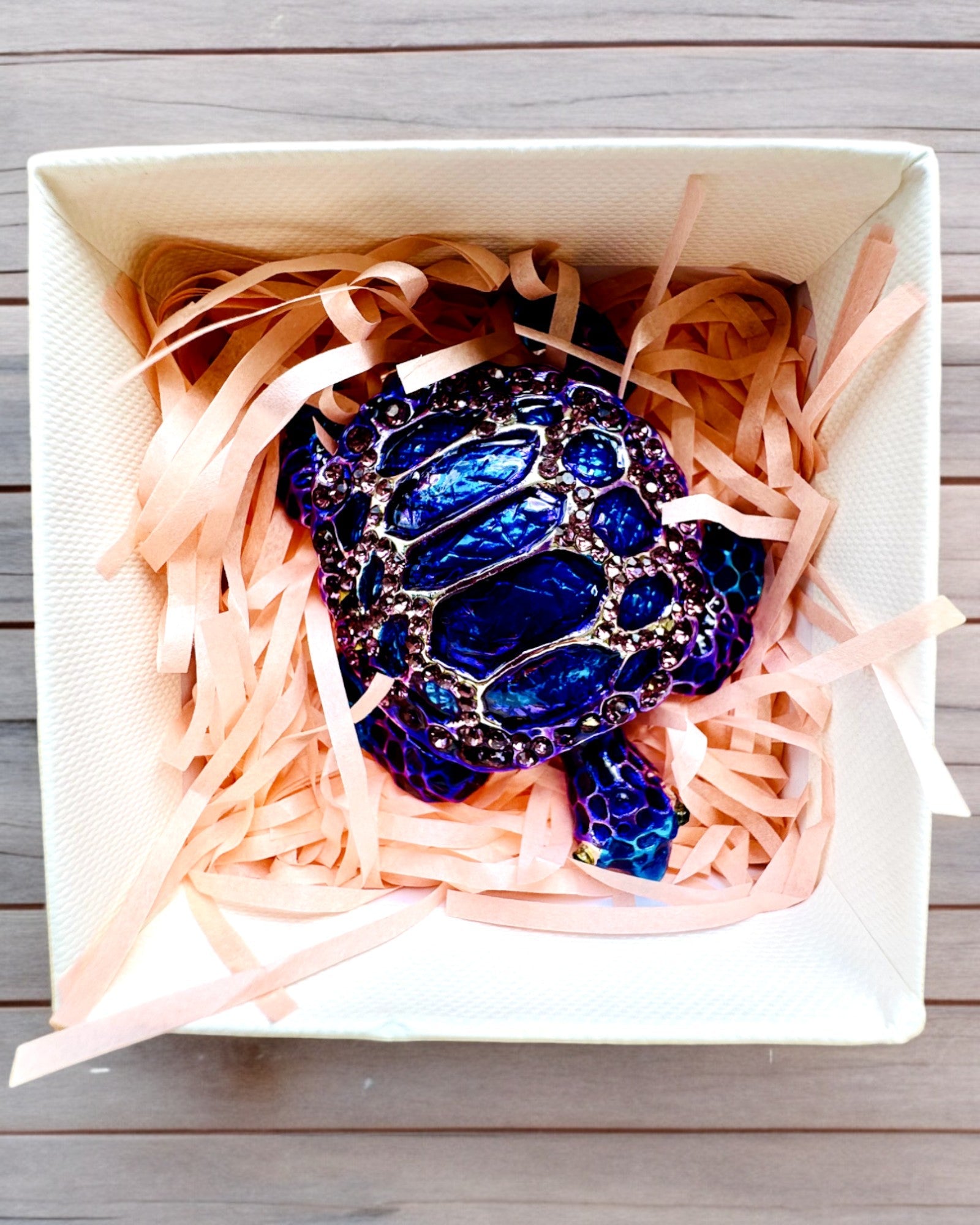 Trésor Magique de la Tortue - Boîte à Bijoux personnalisable avec gravure, cadeau