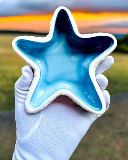 Ceramic Bowl "Star Glow" - 14 cm wide - for a gift, personalization with engraving