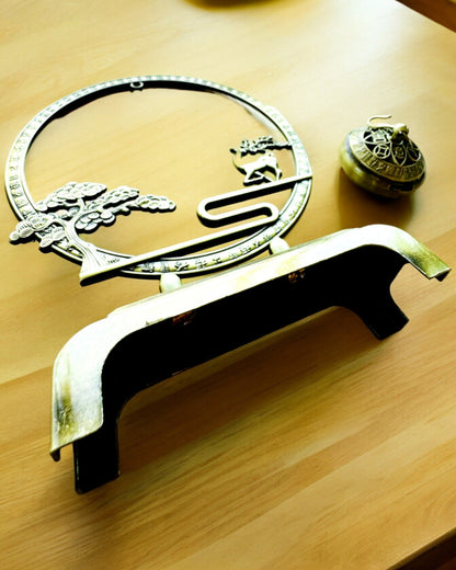 Elegant Metal Incense Holder "Great Calm" - personalization option with engraving