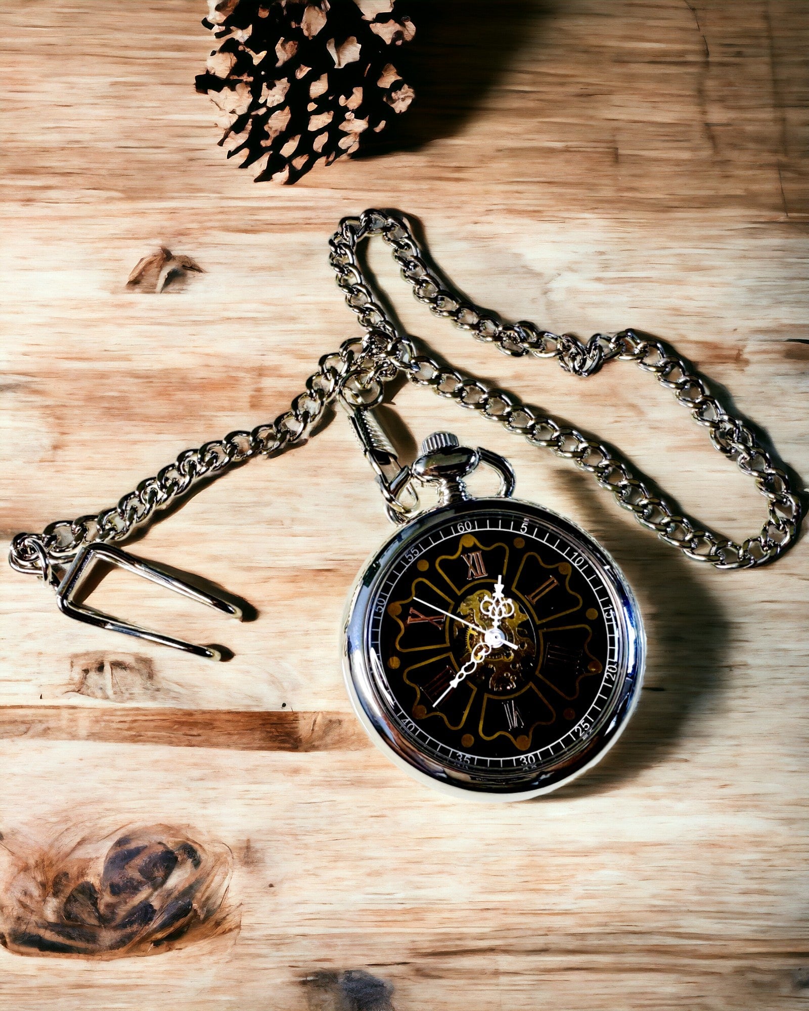 Vintage Pocket Watch met Gravure Mogelijkheid