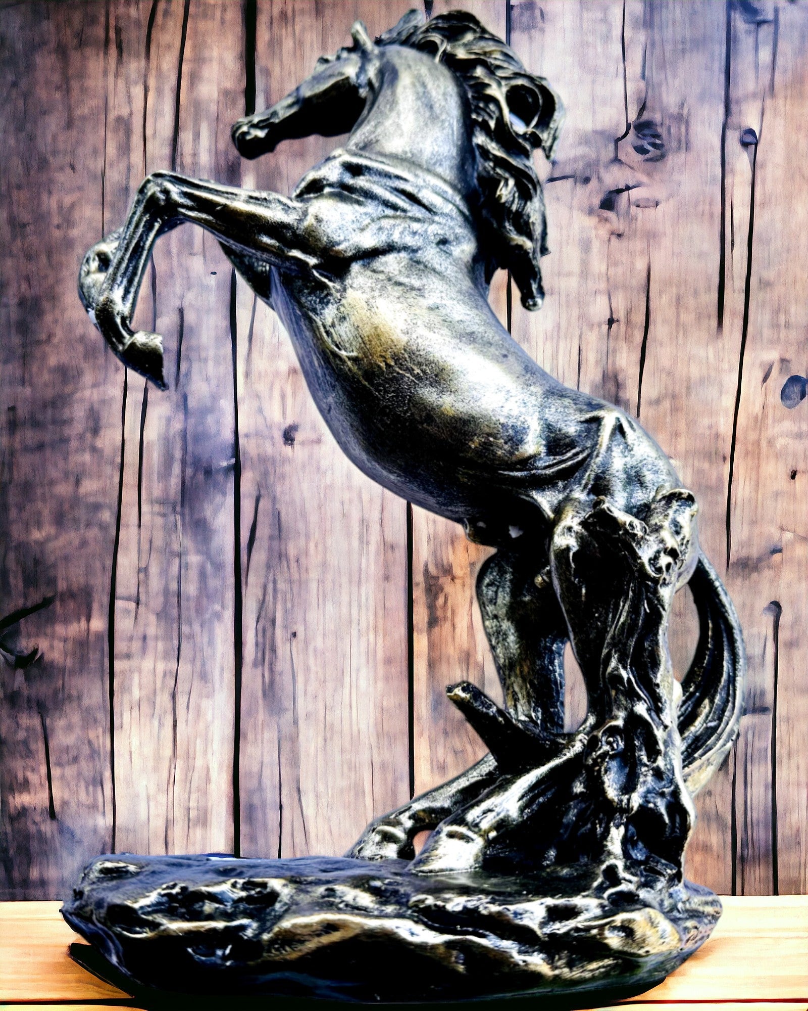 Noblesse - Figurine, Statue de Cheval en Mouvement - possibilité de personnalisation par gravure pour un cadeau