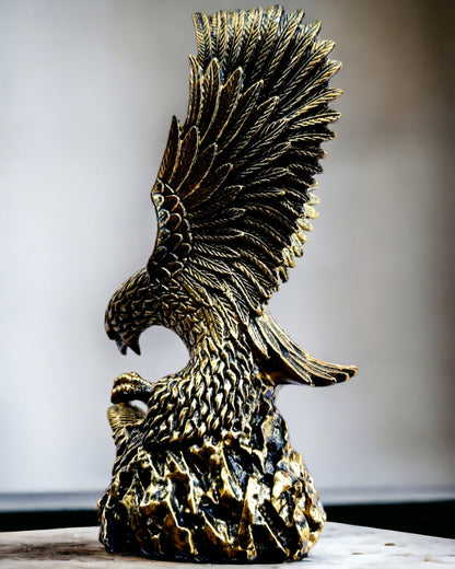 Aigle Royal – Figurine Décorative en Résine avec Option de Gravure