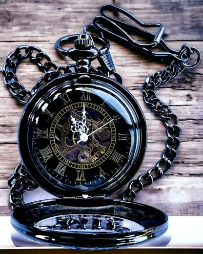 Pocket Watch "Elegant Timepiece" with Engraving Option