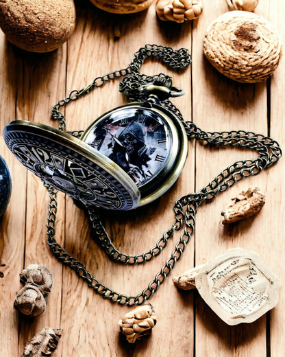 Pocket Watch "Heritage Timekeeper" Personalized Gift with Engraving