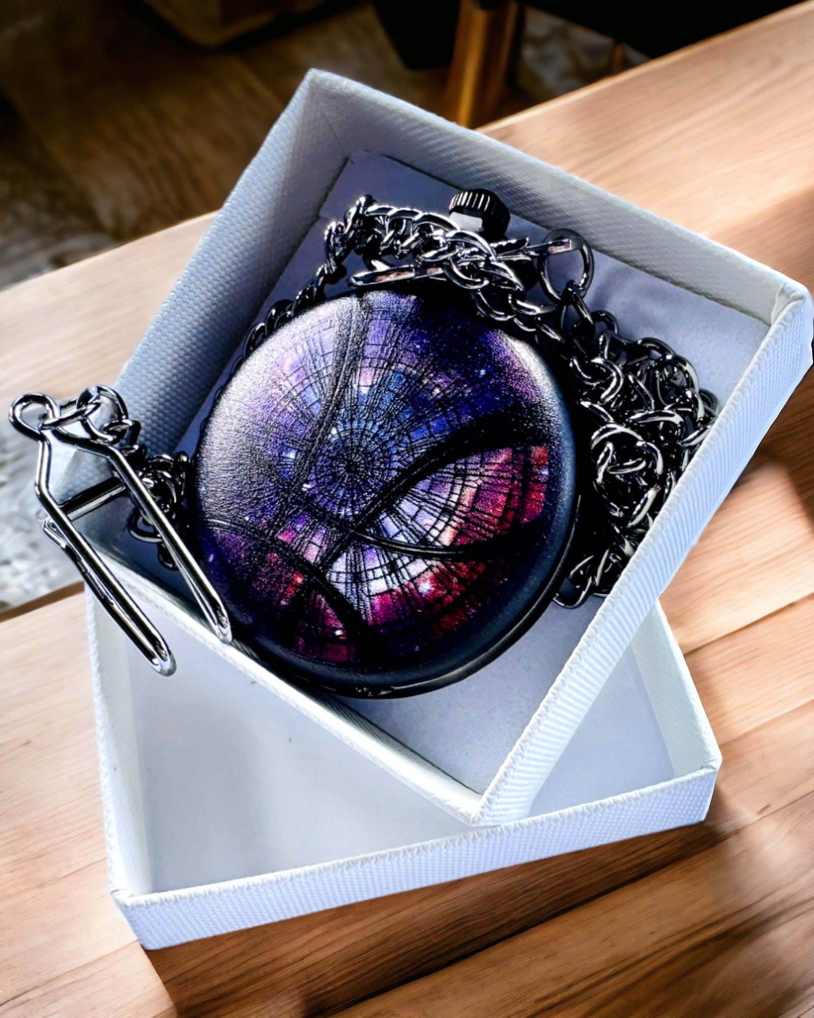 Montre de Poche "Galactic Vision" avec Possibilité de Gravure, cadeau personnalisé