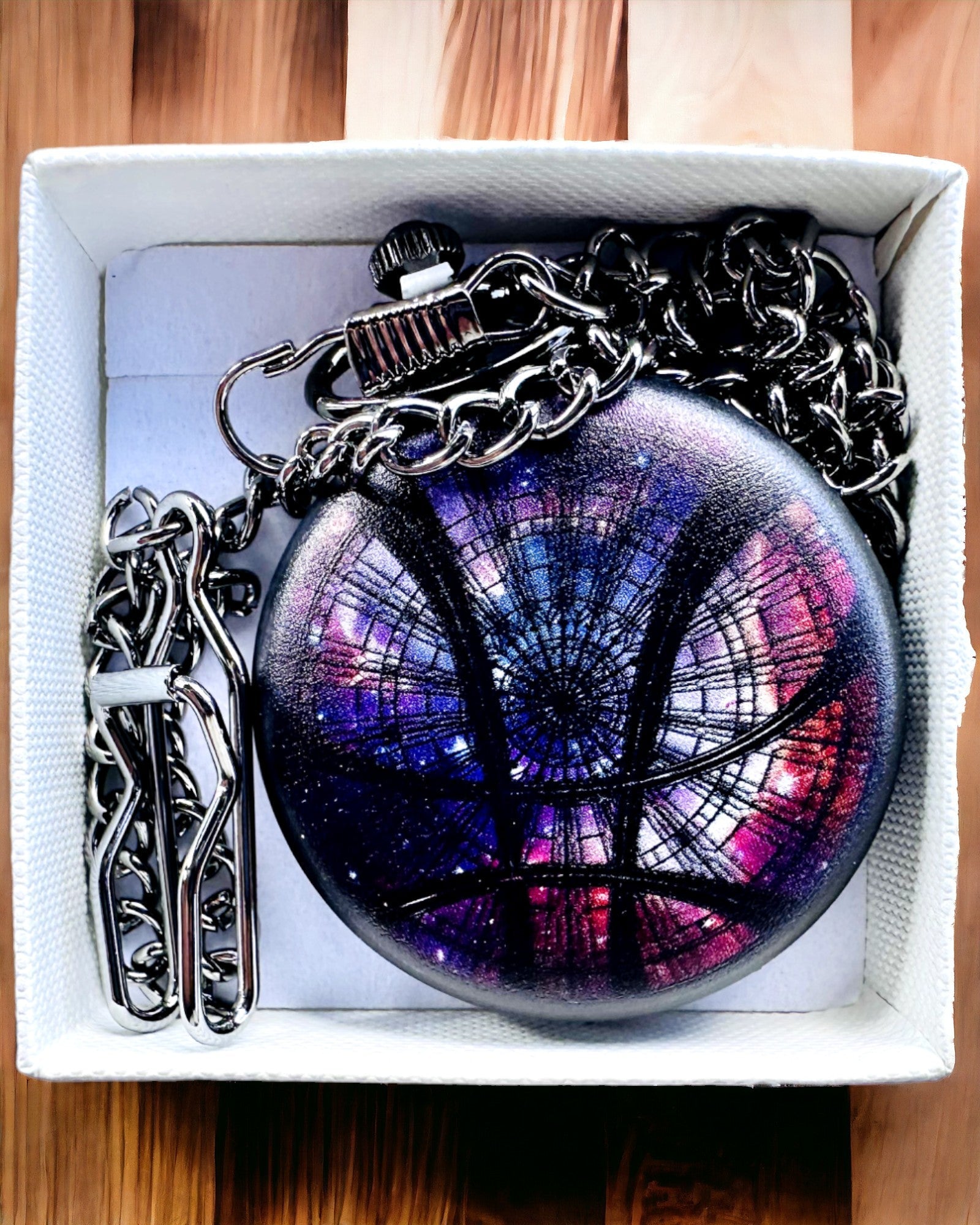 Montre de Poche "Galactic Vision" avec Possibilité de Gravure, cadeau personnalisé