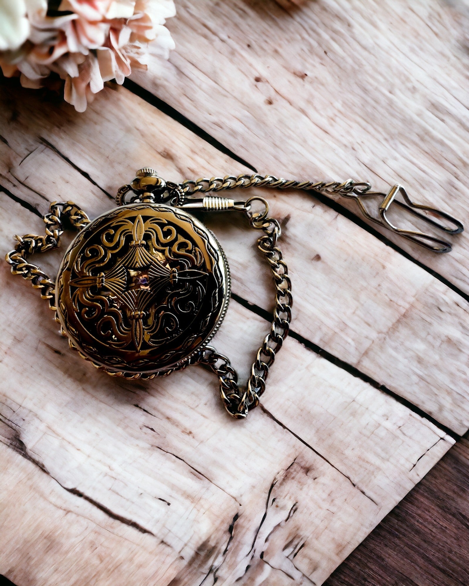 Pocket Watch "Masters of Time" - Premium Edition with Engraving Option