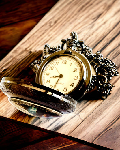 Pocket Quartz Watch "Legendary Universe" with Engraving Option