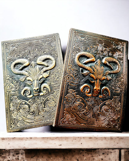 Magical Notebook, "Divine Bull" notebook - Elegant and Unique Stationery, personalization with engraving