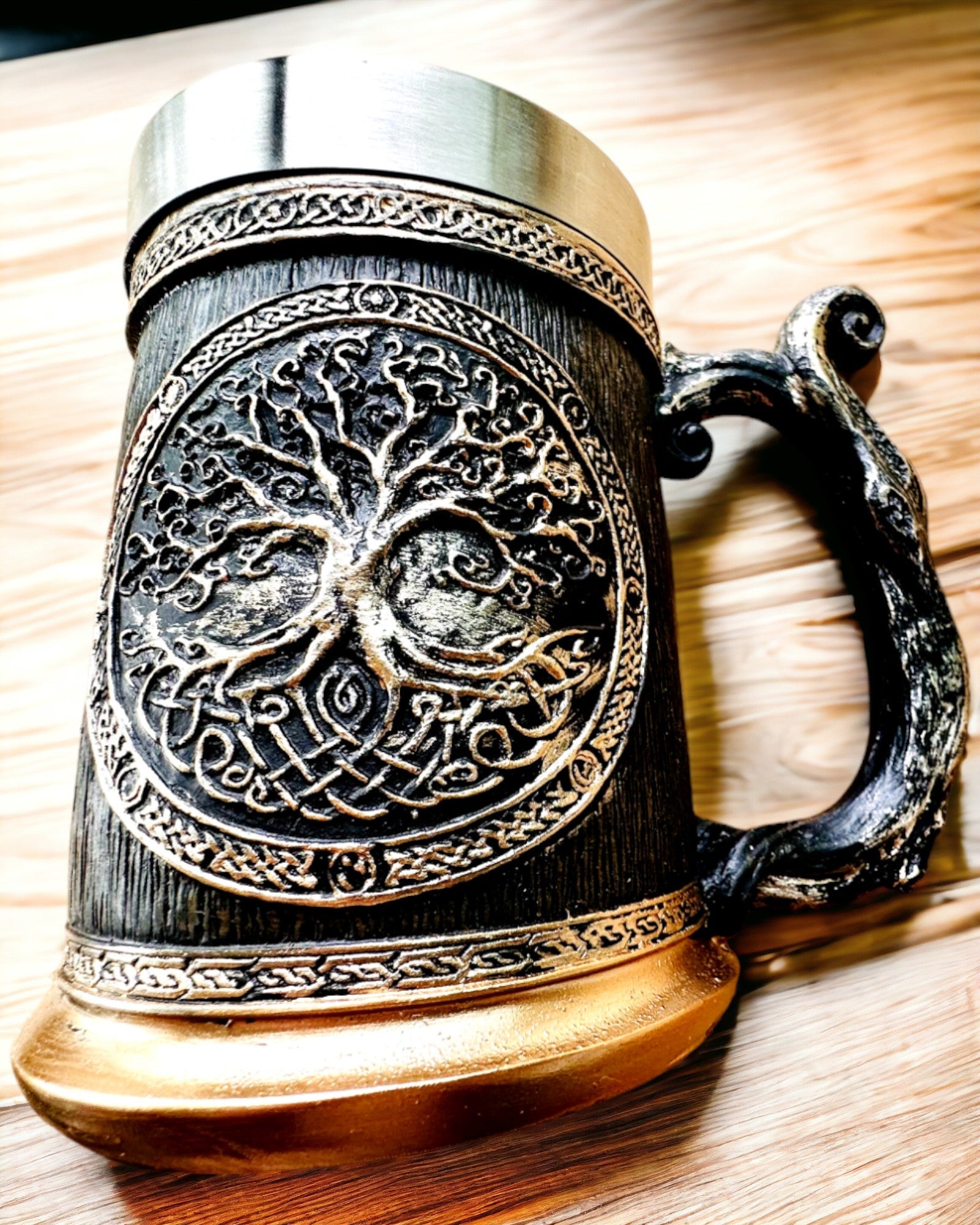 Nordic Cup Tree of Life - Masterful Craftsmanship, 600 ml, personalization option with engraving