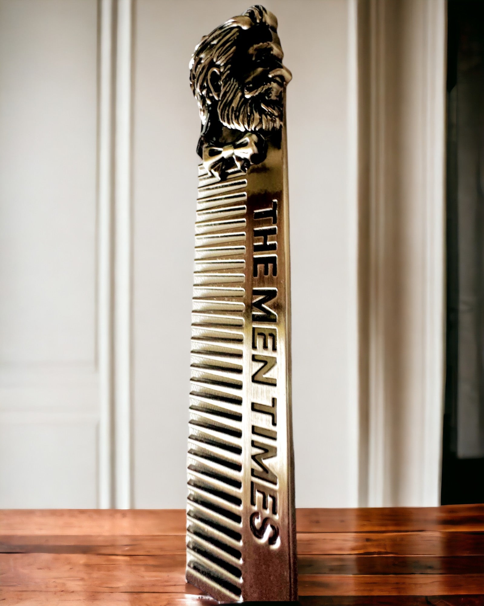 GroomMaster - Elegant Metal Comb with Engraving, personalization with engraving