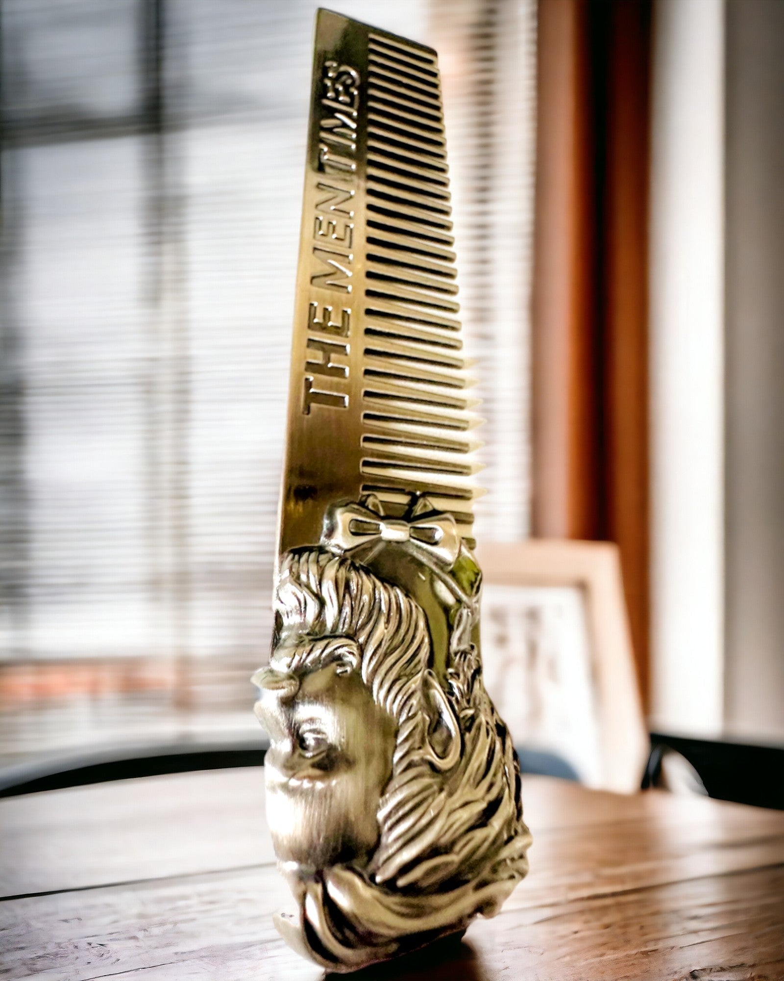 GroomMaster - Elegant Metal Comb with Engraving, personalization with engraving