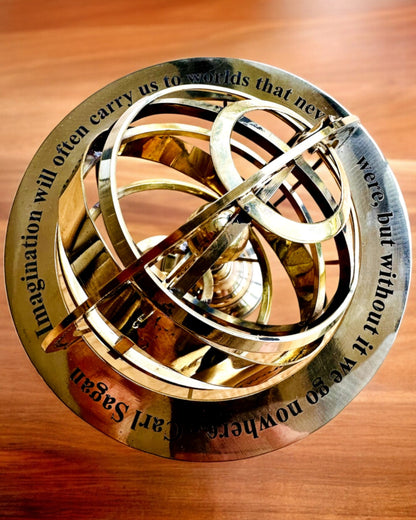 Astrolabium Artis - Handcrafted with Engraving Option, office decoration, premium