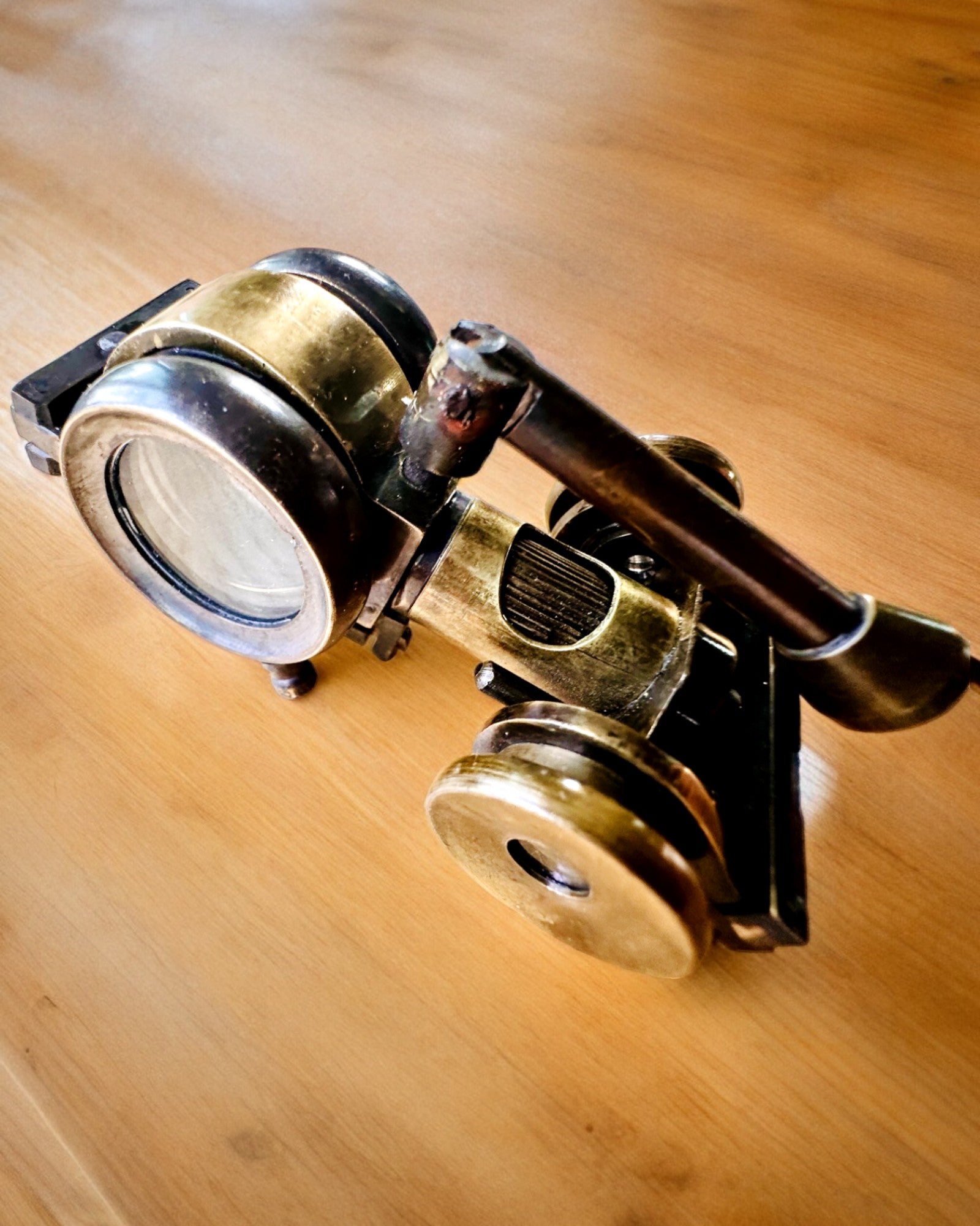 Binocular Nautica - Exklusives Vintage-Accessoire - Handgefertigt mit Gravuroption, Bürodeko, Premium