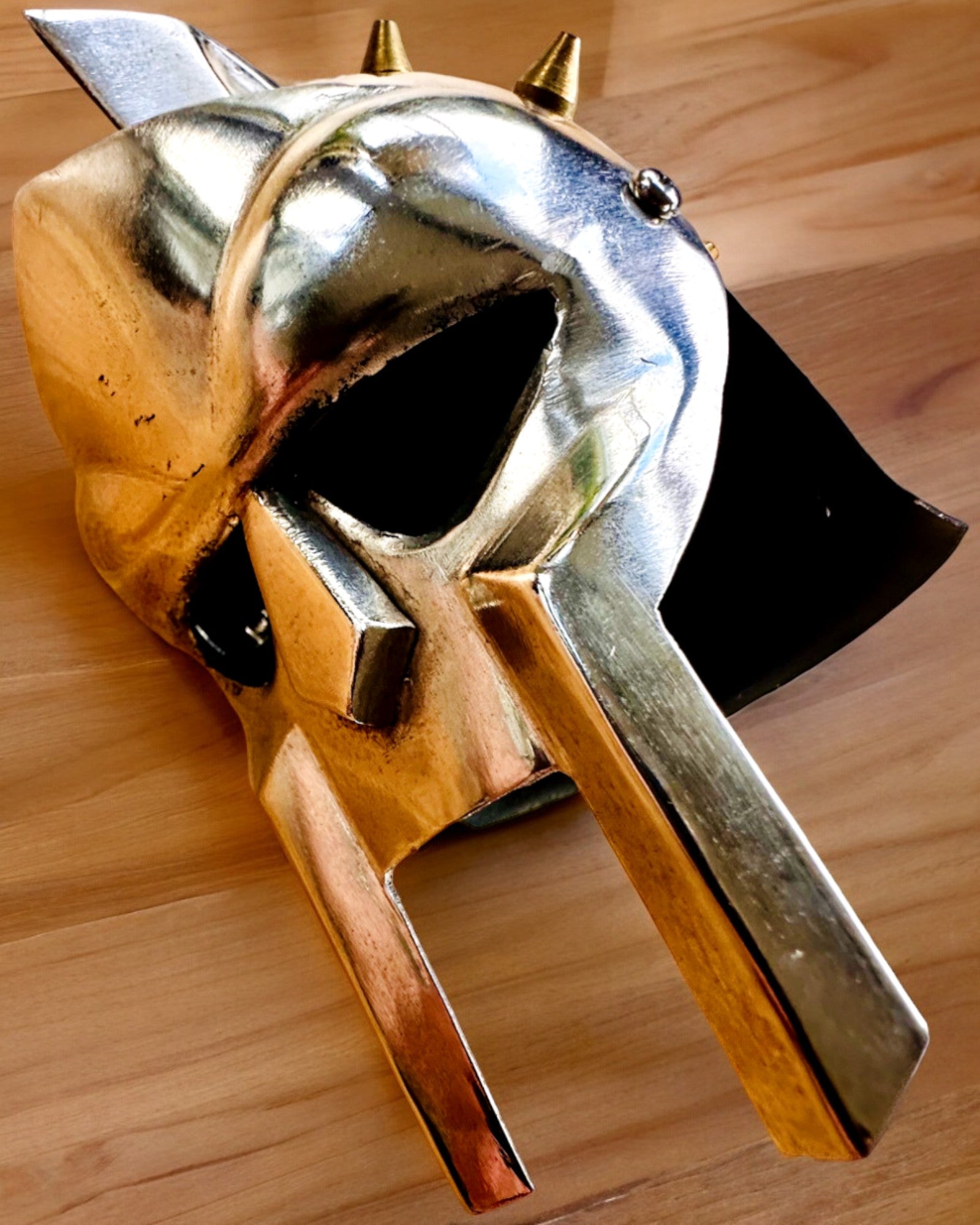 "Sparta" Knight's Gladiator Mask - personalization option with engraving