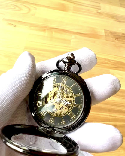 Pocket Watch "Elegant Timepiece" with Engraving Option