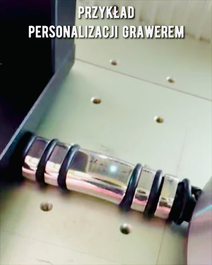 Modische Hip Hop Armbanduhr für Männer mit individuellem Gravur und magnetischem Verschluss – Wählen Sie den Stil mit silbernen oder goldenen Akzenten, 22cm PU-Leder