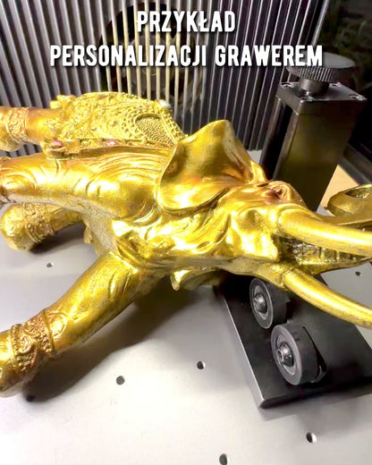 Königlicher Elefant mit Gravurmöglichkeit - Eleganz und Luxus, Personalisierung als Geschenk