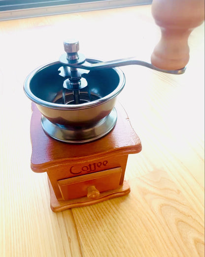 Traditional Coffee Grinder "Aroma of Classics" - with engraving option, personalization for a gift