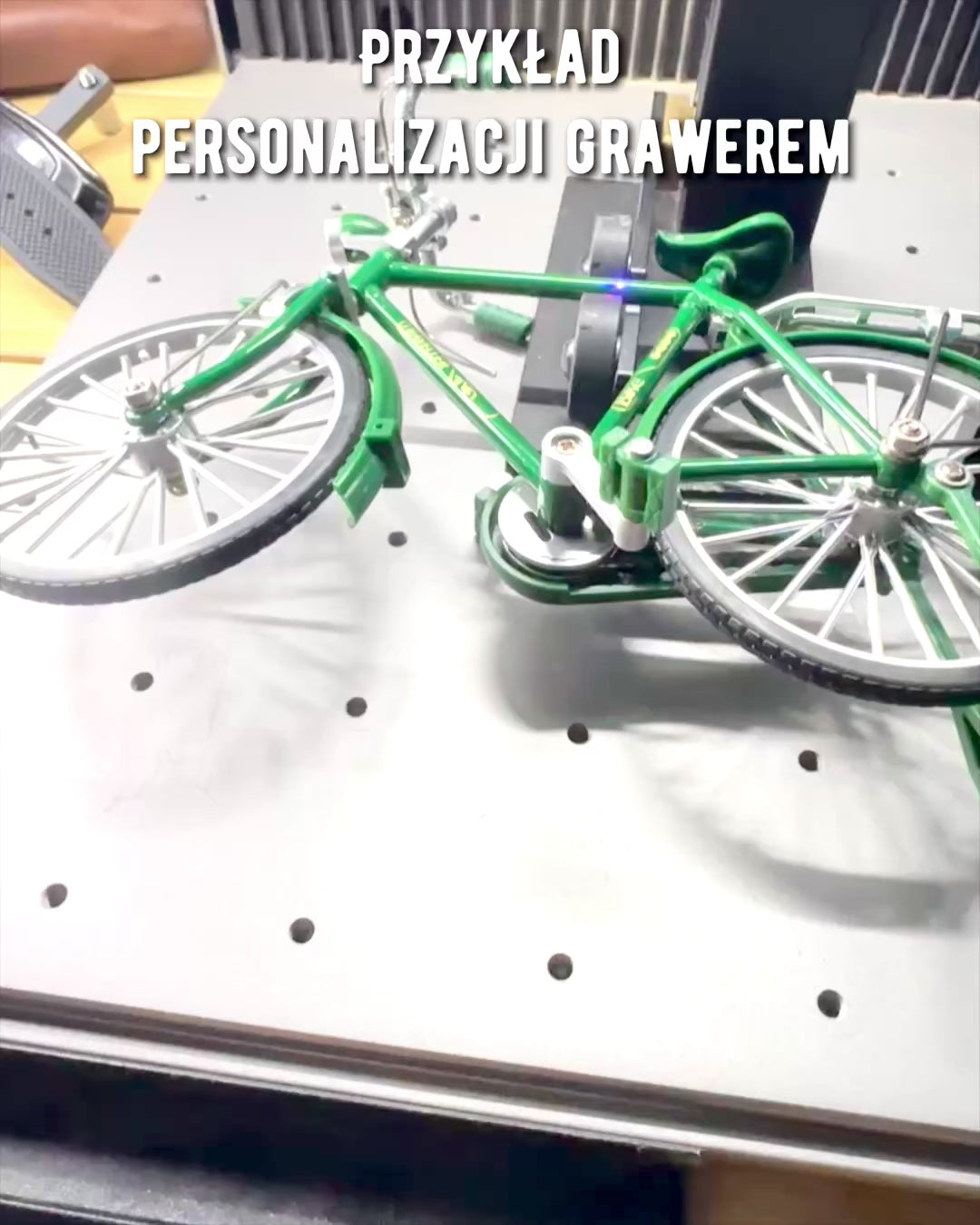 Modell Fahrrad "Retro Classic" - Miniatur mit Gravur, ideal als Geschenk