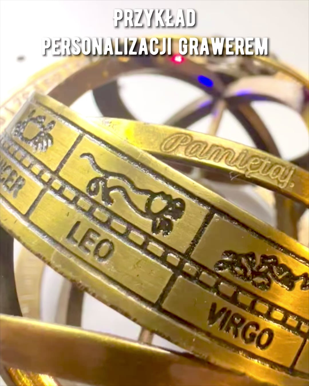 Zegar Astronomiczny „Kosmiczna Harmonia” - możliwość personalizacji grawerem